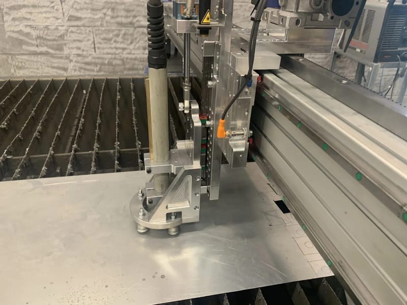 CNC plasma cutting machine plate rider, project image 5