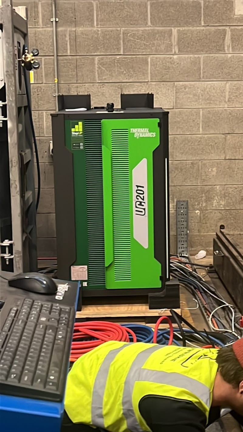 CR PLASMA 200a ultracutxt gas combo retrofit, project image 1
