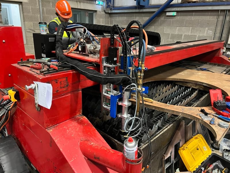 CR PLASMA 200a ultracutxt gas combo retrofit, project image 20