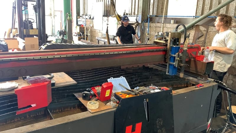 Techserve CNC plasma retrofit system upgrade, project image 2
