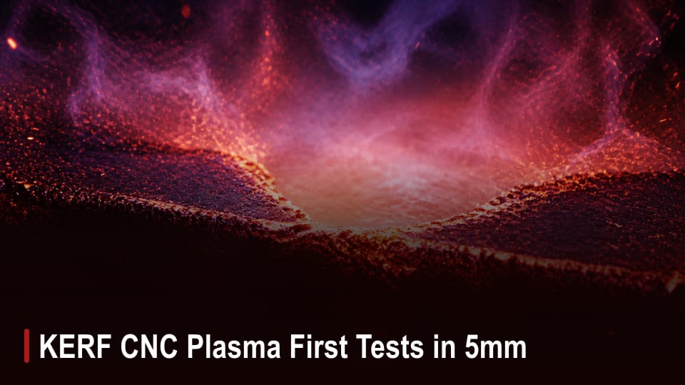 KERF CNC Plasma First Tests in 5mm video thumbnail