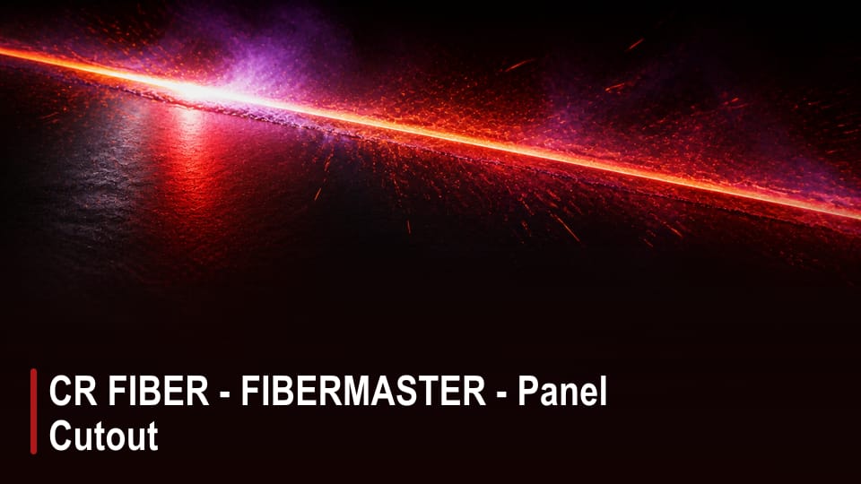 CR FIBER - FIBERMASTER - Panel Cutout video thumbnail